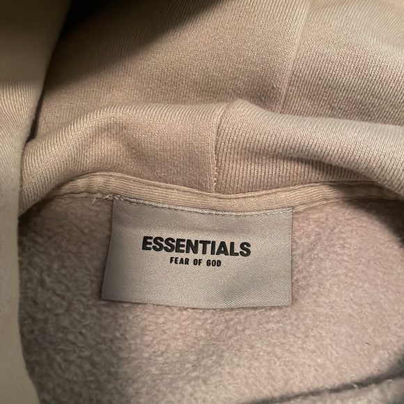 Fear of God Essentials Tan Hoodie - Picture 3 of 8